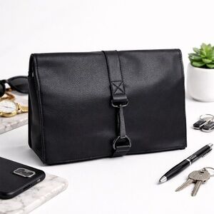 Ted Baker Cabaleo Cable Wallet Black Designer Clip Travel Organizer Case Bag